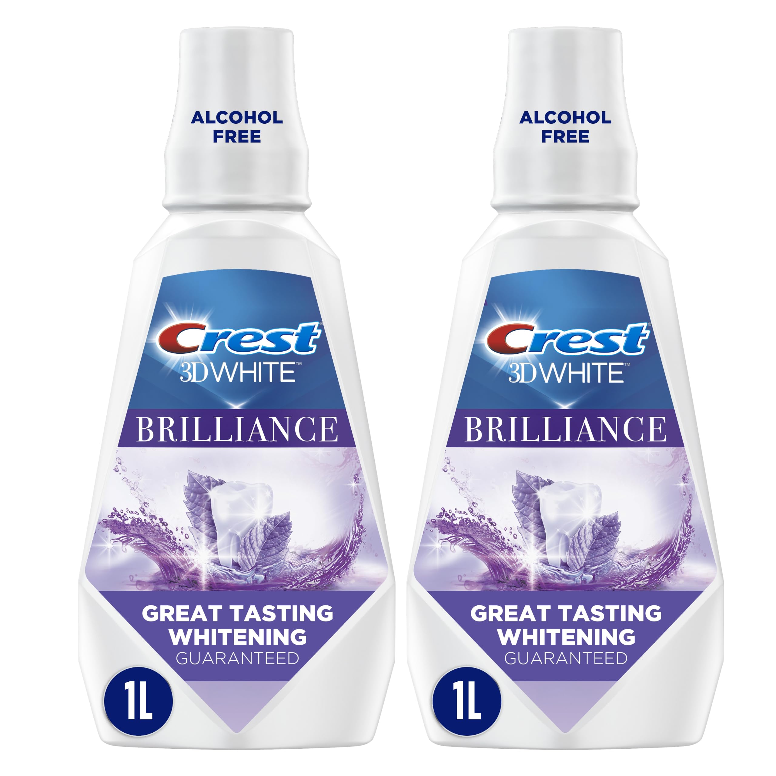 Crest frontal del envase mostrando el producto y beneficio de blanqueamiento