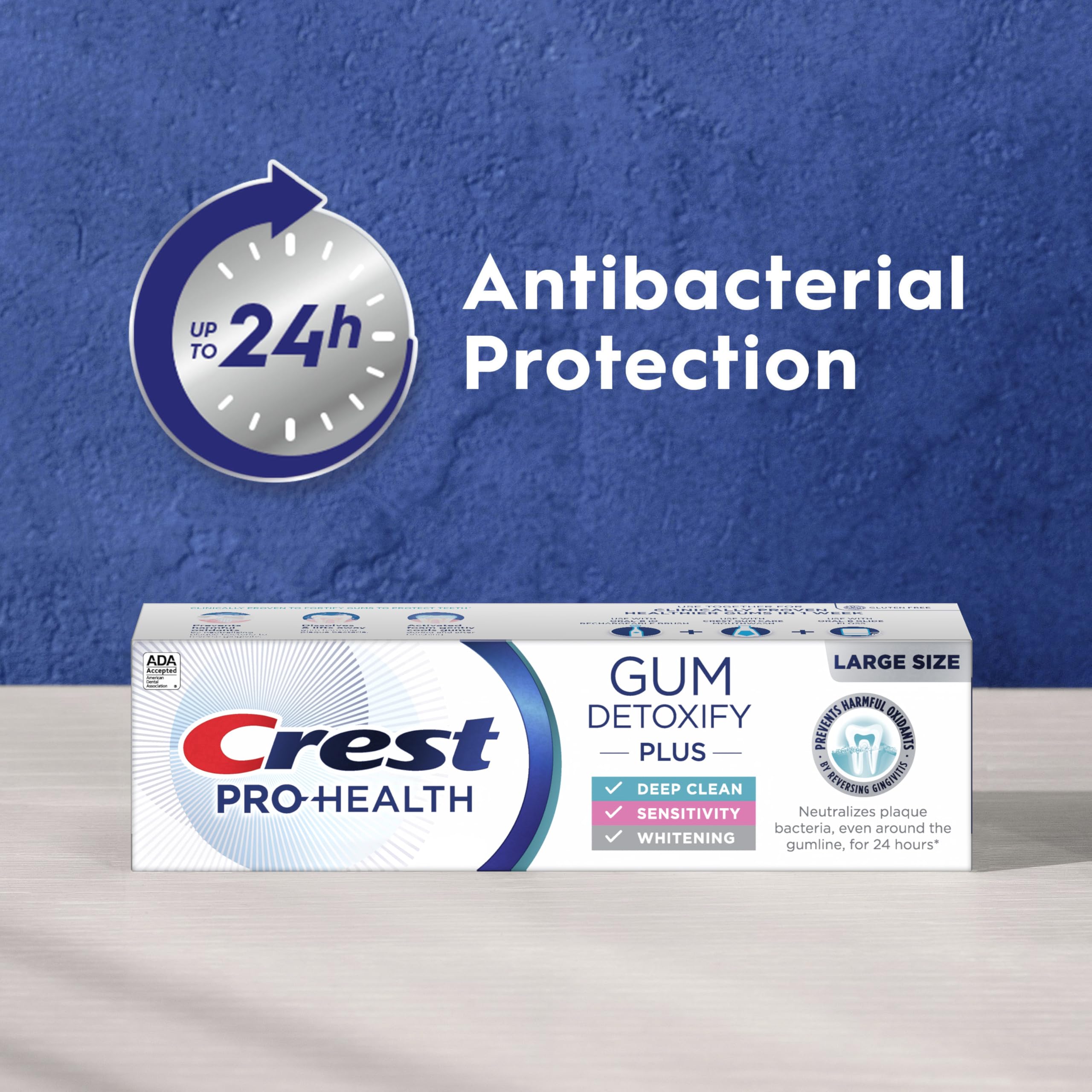 Crest sonrisa tras uso regular, mostrando aspecto dental mejorado
