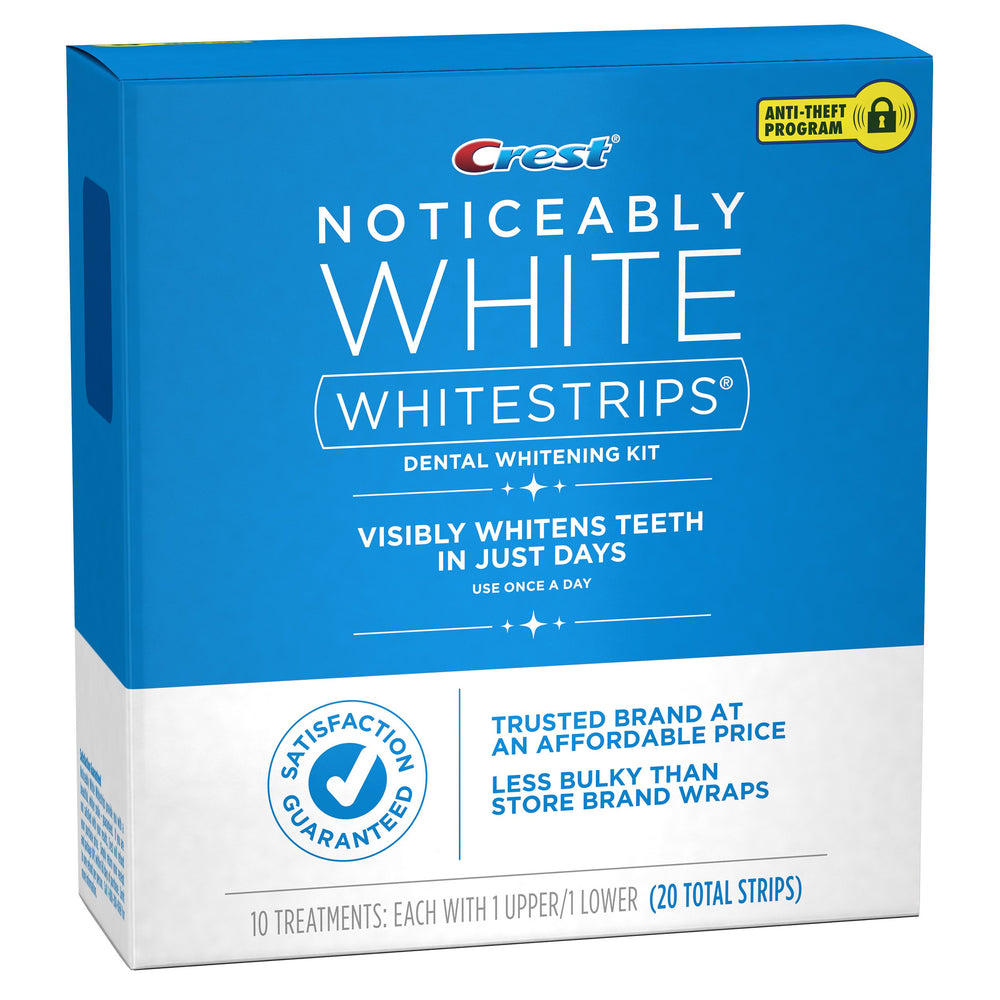 Crest etiqueta con ingredientes y seguridad para el esmalte visible