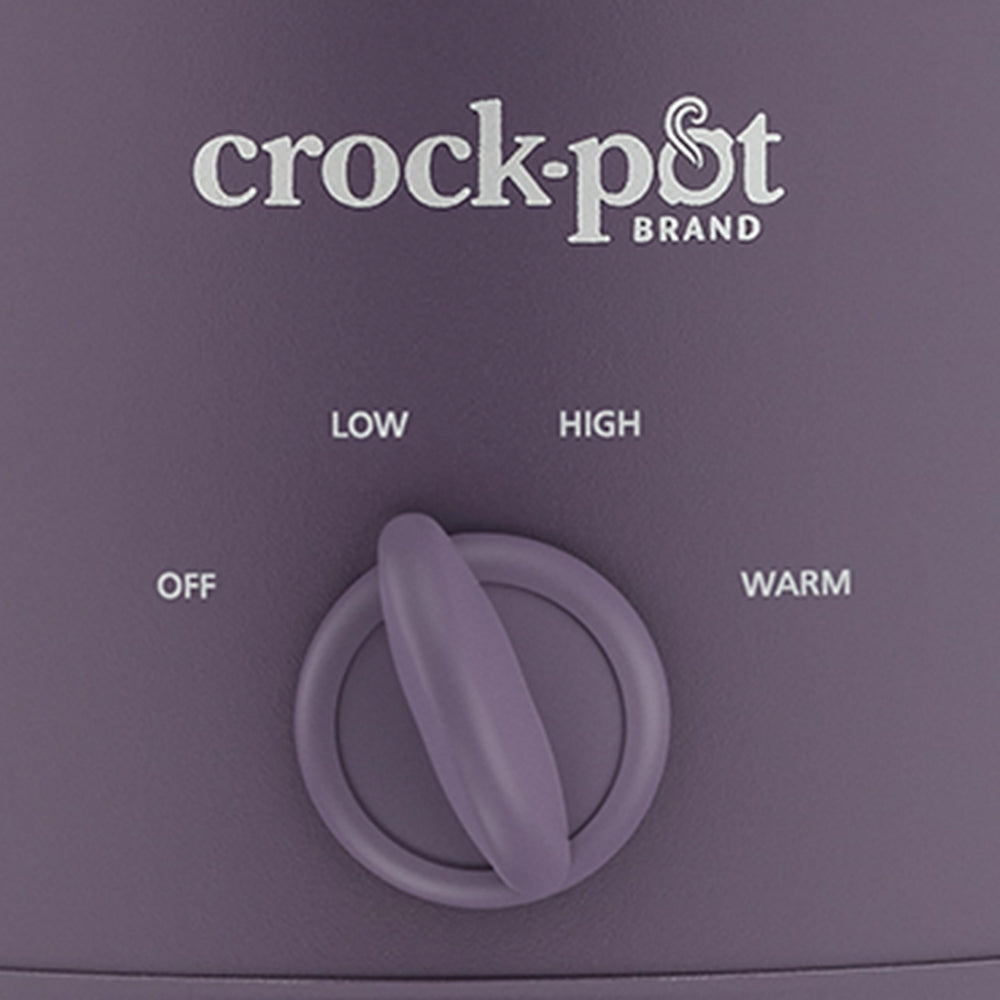 Crock-Pot Purple Potato piezas en lavavajillas para limpieza fácil y rápida