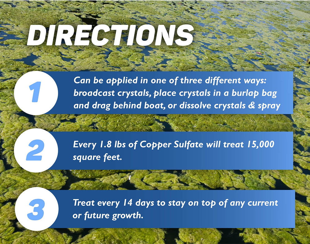 Crystal Blue close‑up label with composition and safety info to ensure proper, informed use