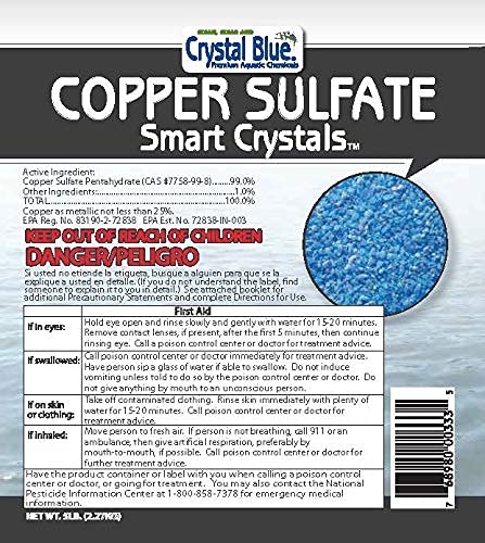 Crystal Blue bag stored on shelf with sealed lid showing safe storage and organized supply