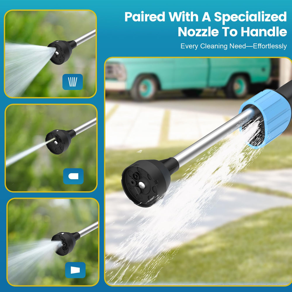 Crywag escala del kit junto a una manguera para visualizar tamaño y compatibilidad simple