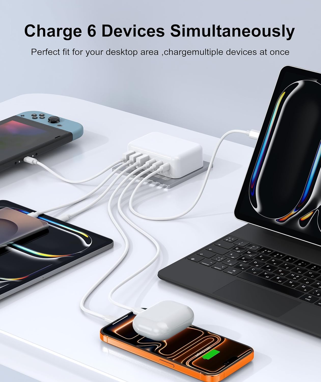 CSODINCE comparación de tamaño junto a un teléfono para demostrar portabilidad