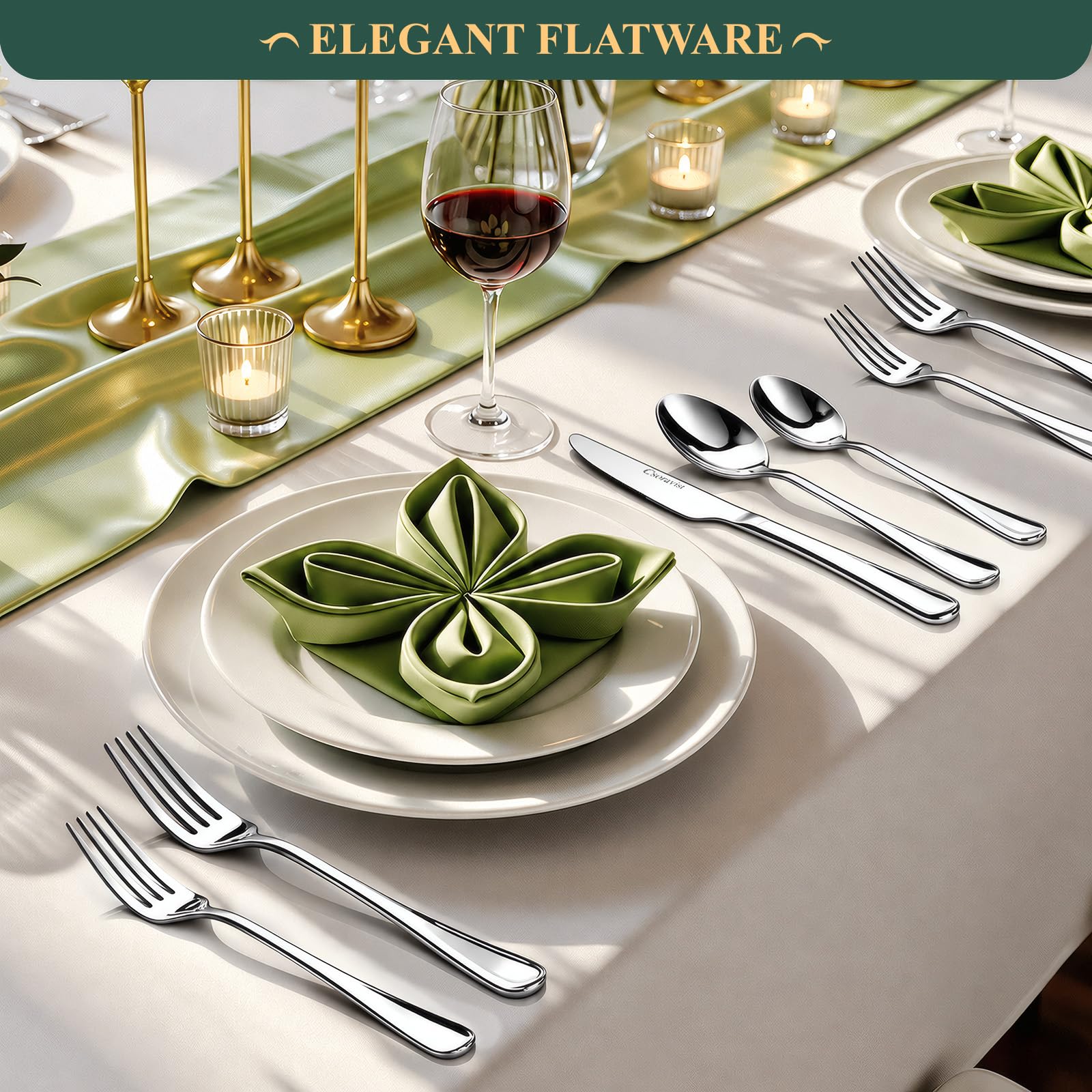 Csoravist ambiente de cocina moderna con cubiertos, estilo y funcionalidad
