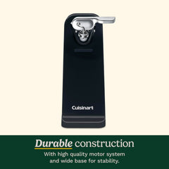 Cuisinart abrelatas colocado en encimera en cocina moderna, ahorro de espacio y accesibilidad