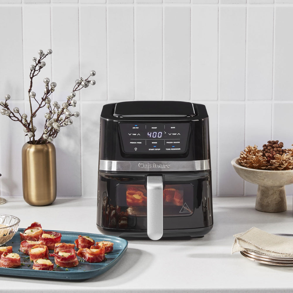Cuisinart detalle del panel táctil con presets para uso rápido y preciso