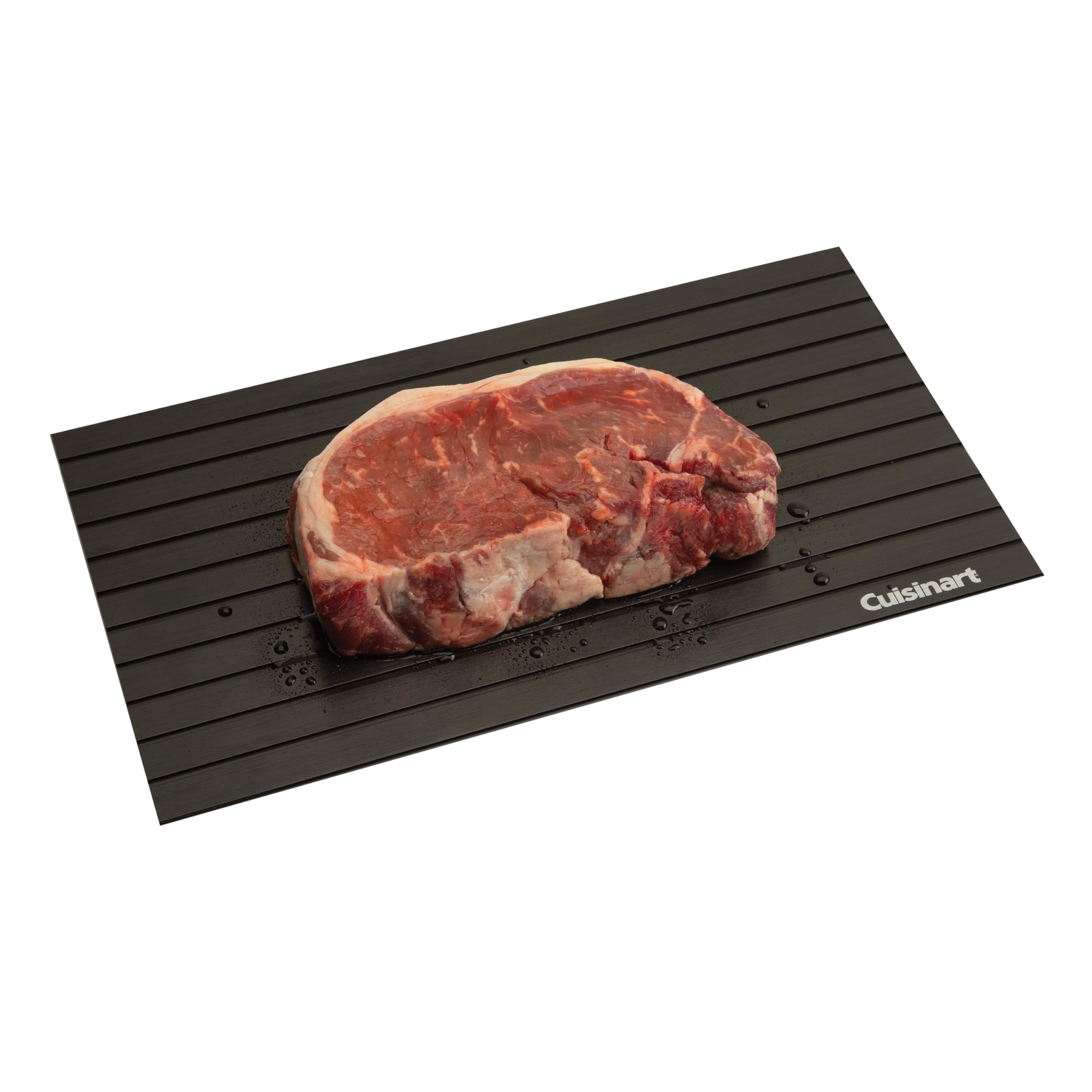 Cuisinart bandeja guardada verticalmente ocupando poco espacio en cocina