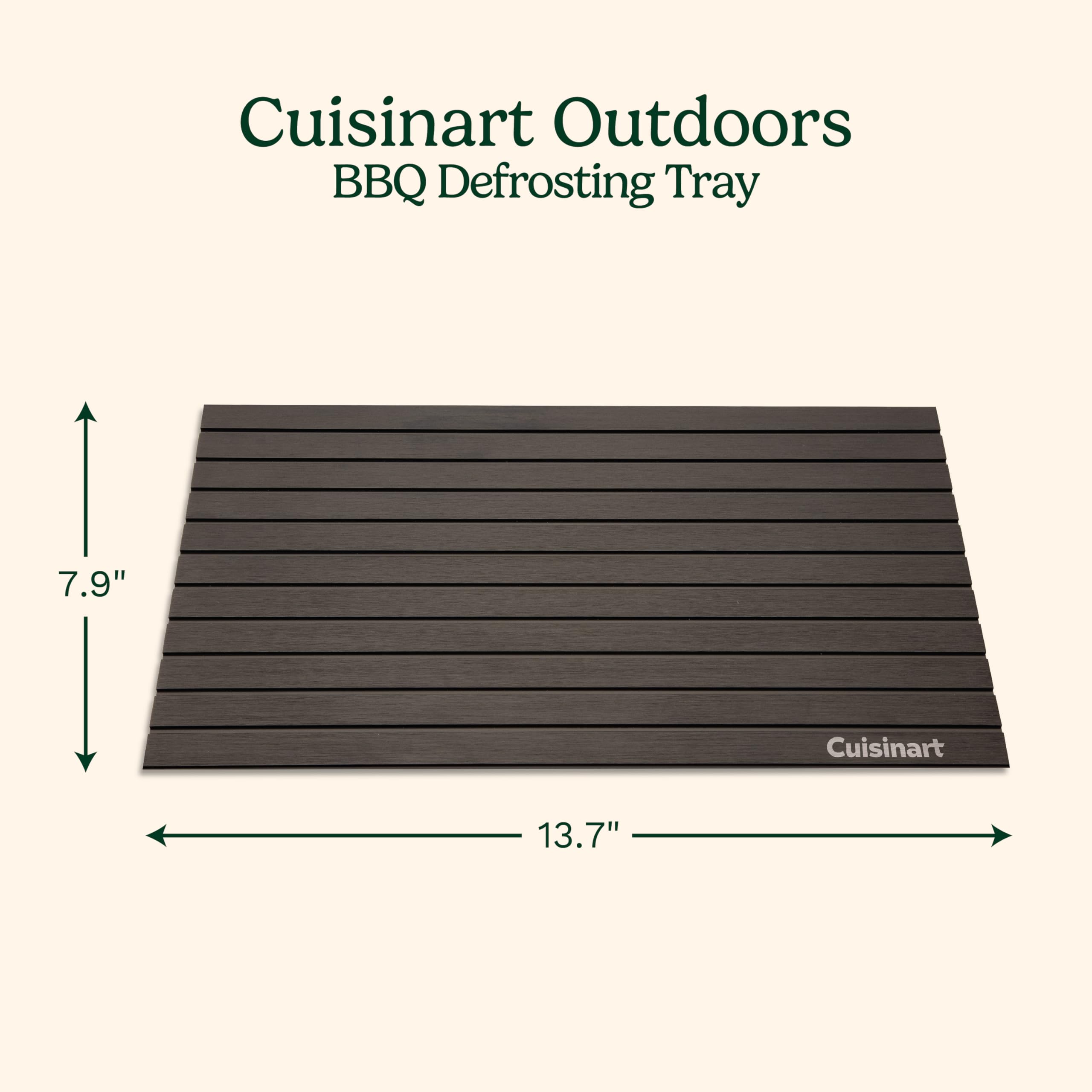 Cuisinart detalle de superficie de aluminio antiadherente y rápido contacto térmico