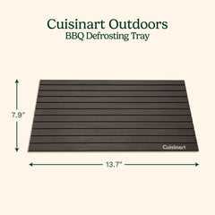 Cuisinart detalle de superficie de aluminio antiadherente y rápido contacto térmico