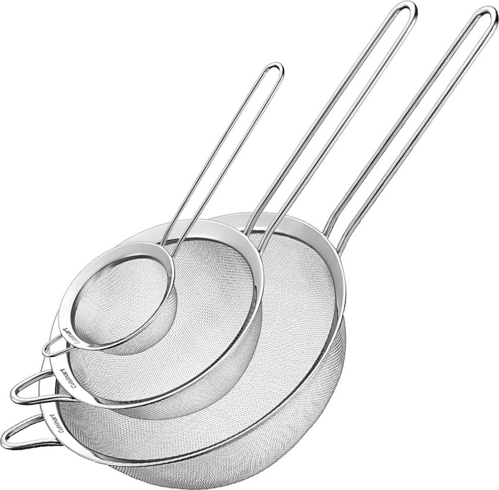 Cuisinart colador frontal juego tres piezas, versatilidad en cocina