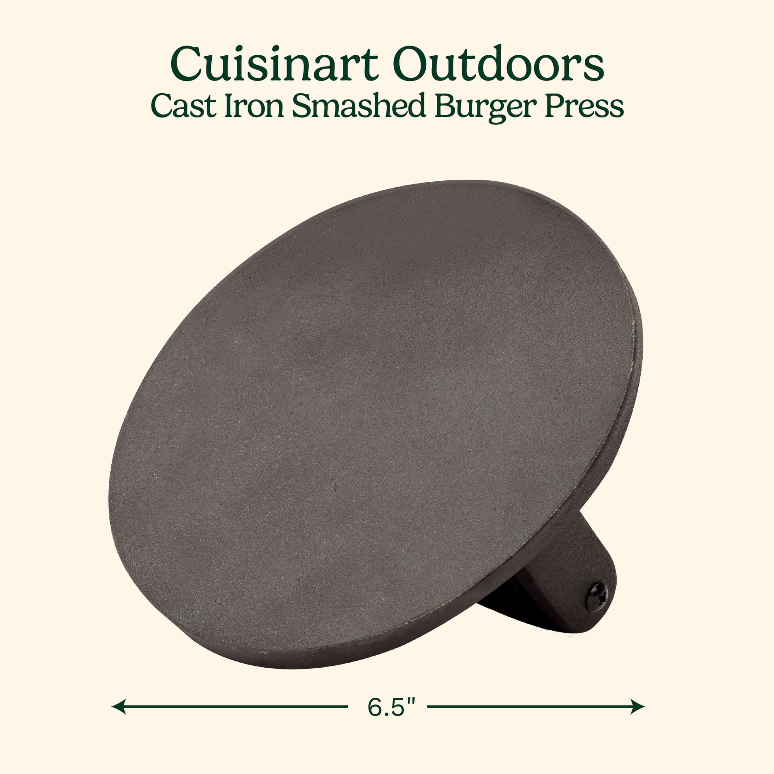 Cuisinart detalle del borde plano que crea corteza crujiente