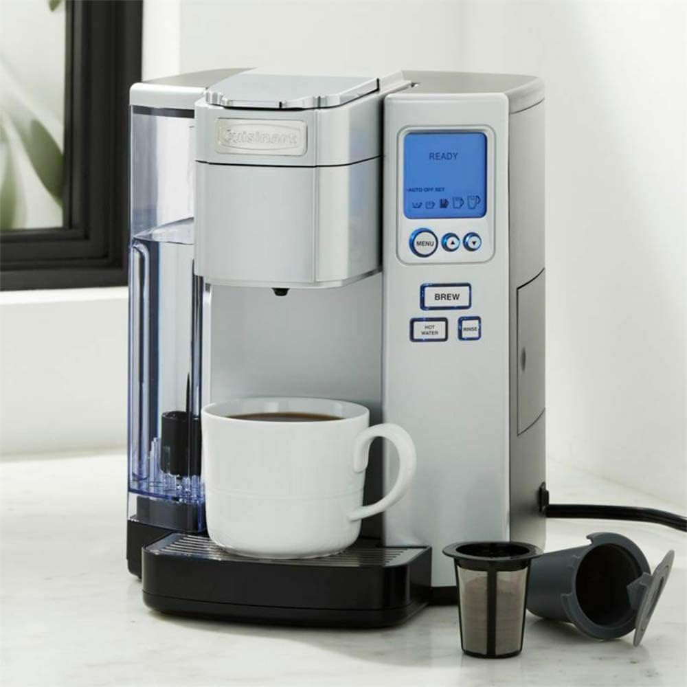 Cuisinart botones de selección de 6, 8 y 10 oz para controlar el tamaño de la taza