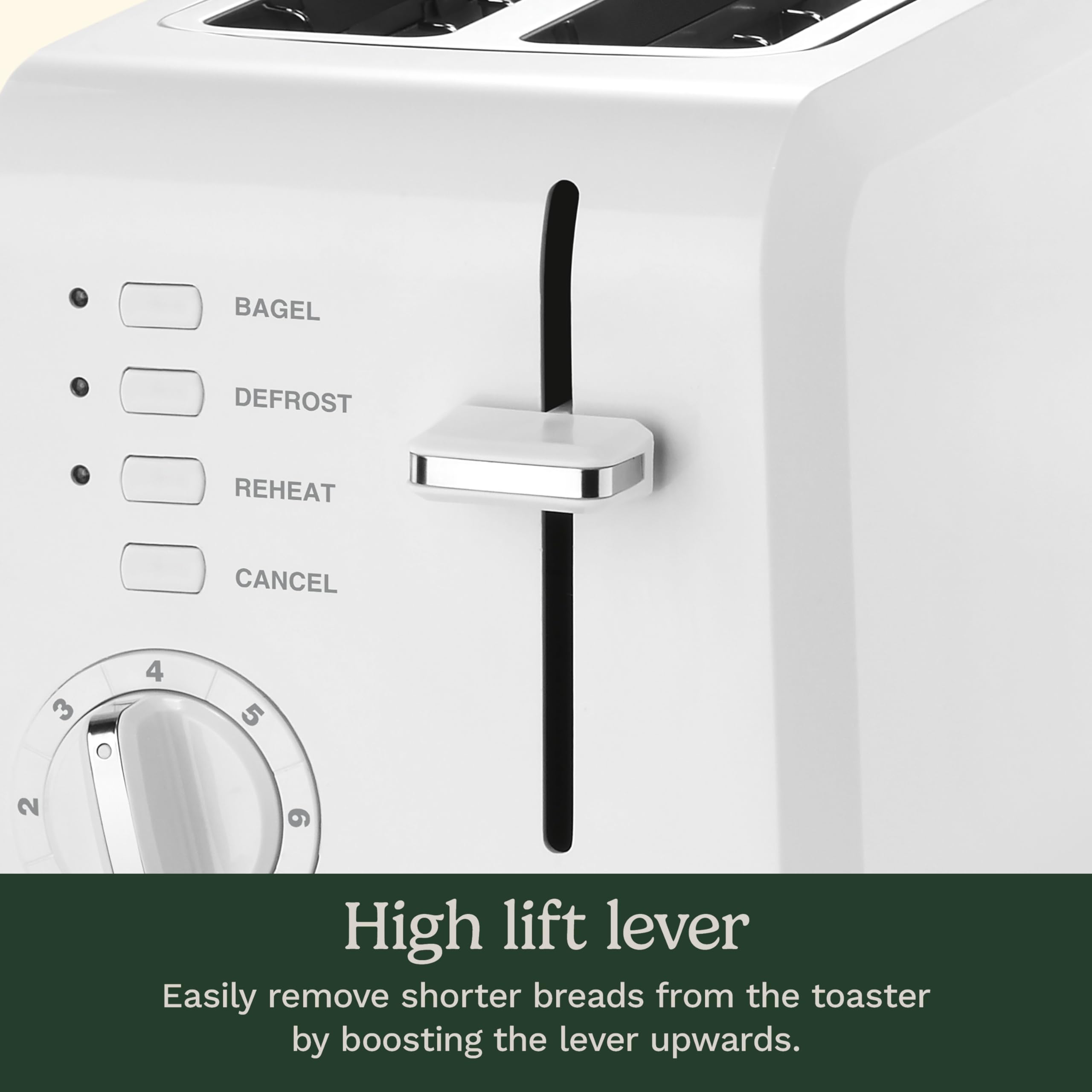 Cuisinart perfil lateral mostrando tamaño compacto en la encimera