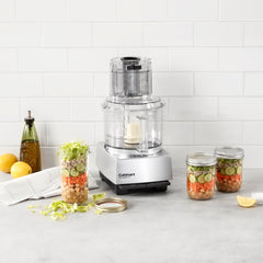 Cuisinart tazón y cuchilla de acero inoxidable para cortes uniformes
