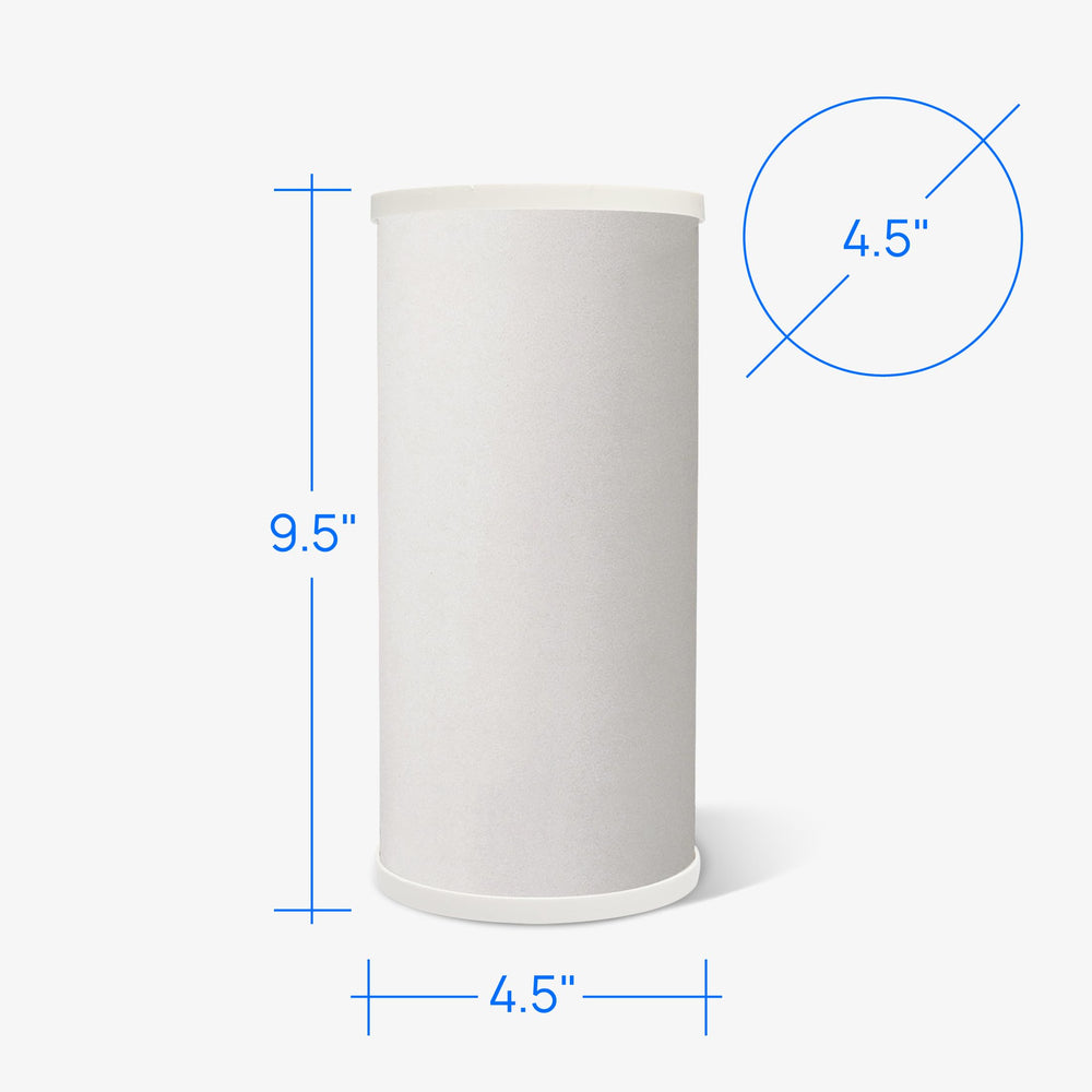 Culligan cartucho instalado en sistema doméstico protegiendo tuberías
