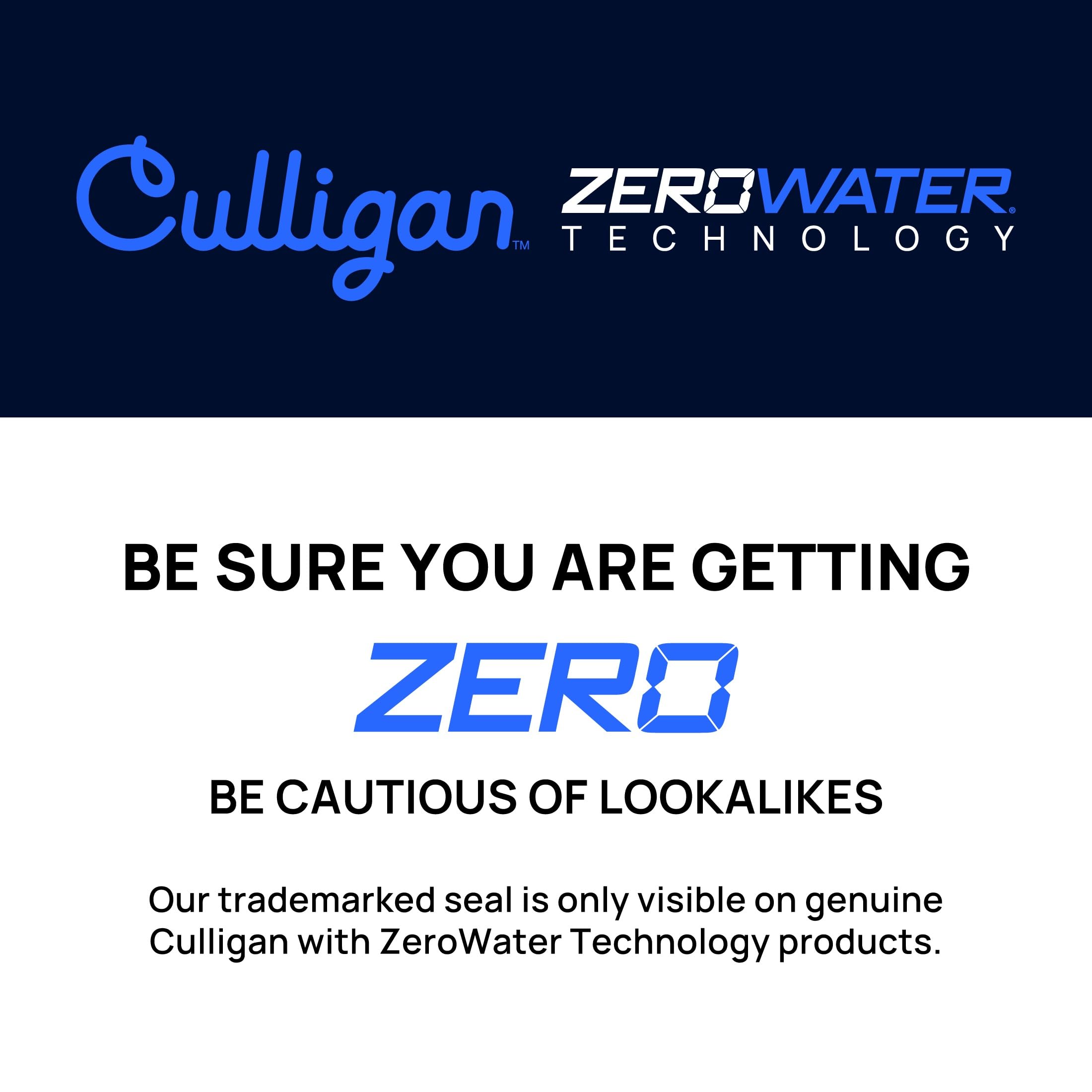 Culligan agua filtrada vertida en vaso, resaltando sabor más limpio