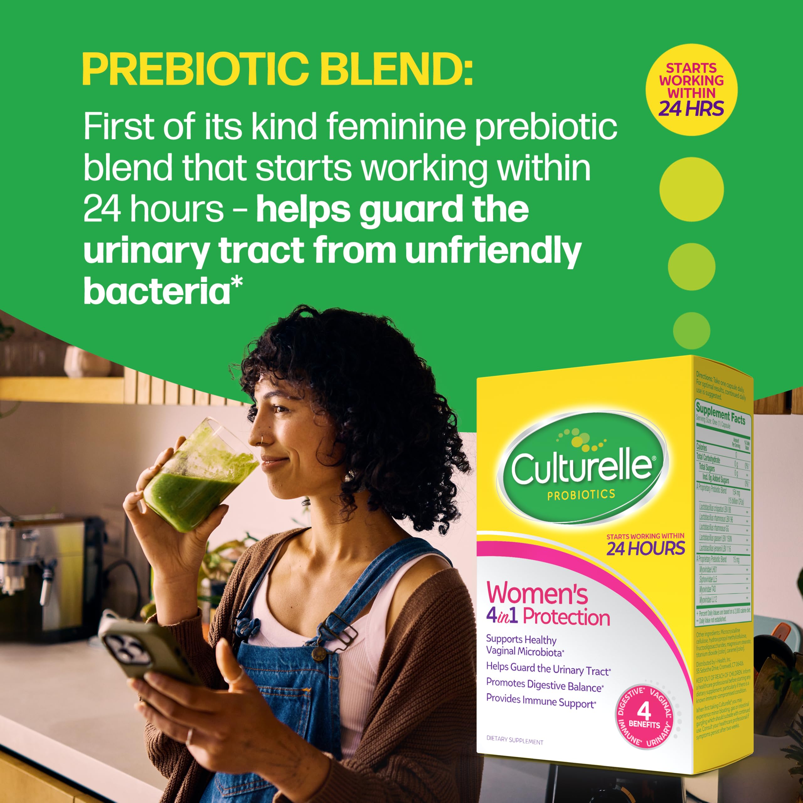 Culturelle almacenado en despensa fresca para conservar potencia