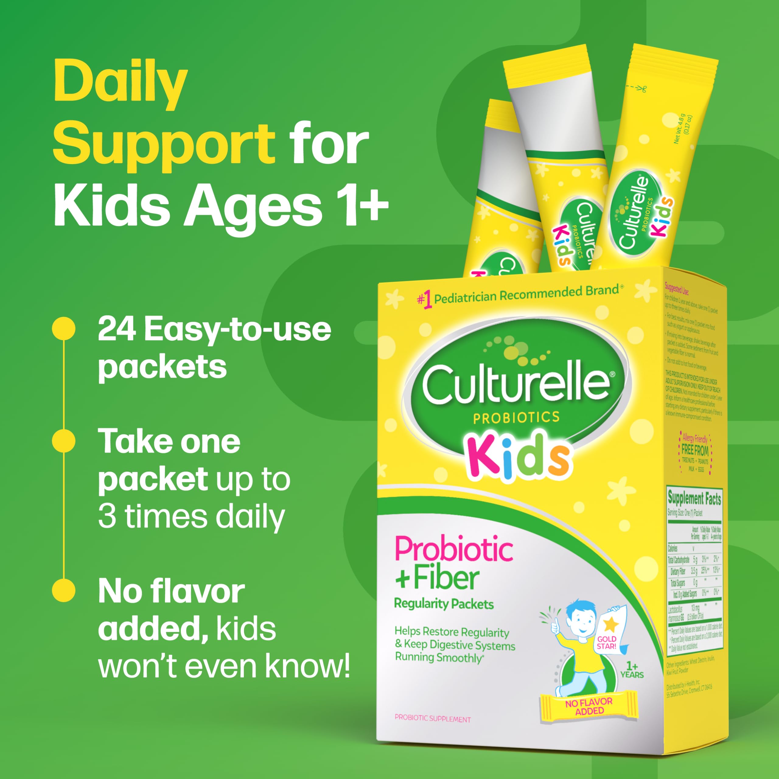 Etiqueta de Culturelle con instrucciones, información clara y segura