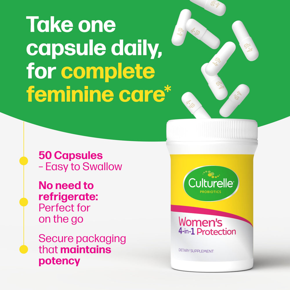 Culturelle primer plano de cápsula resaltando textura y tamaño cómodo