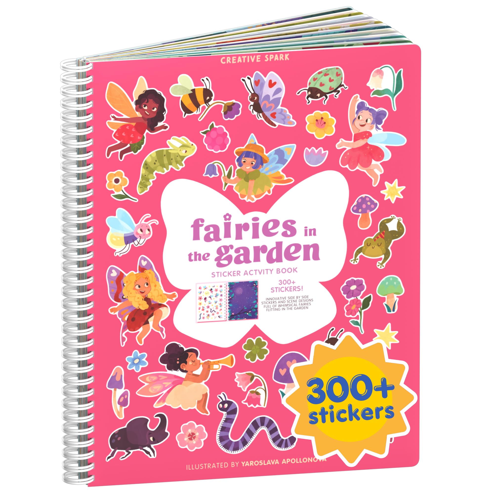 Cupkin portada del libro con hadas y colores vivos, invita a jugar