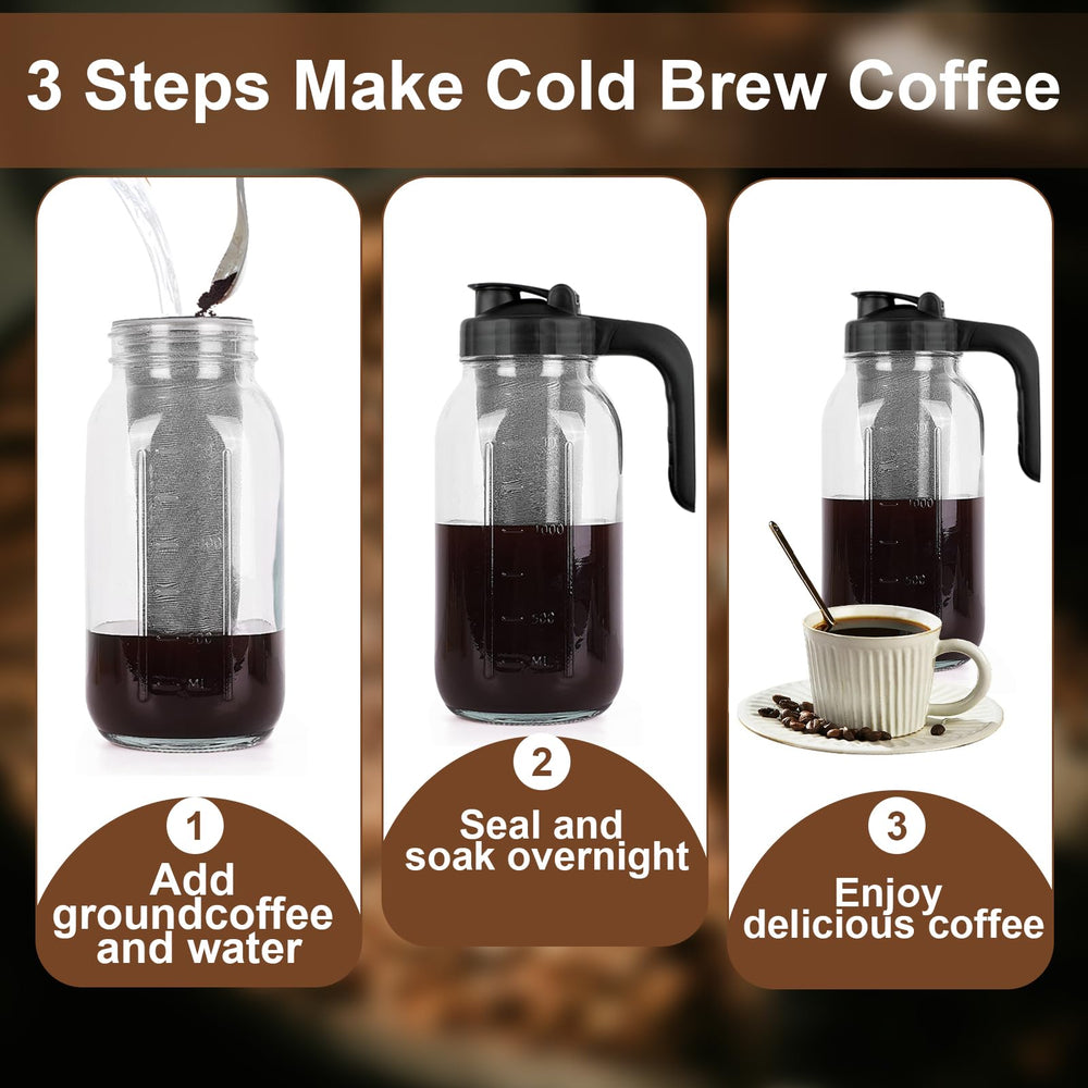 Cupluw jarra al lado de una taza para comparar tamaño de 64 oz