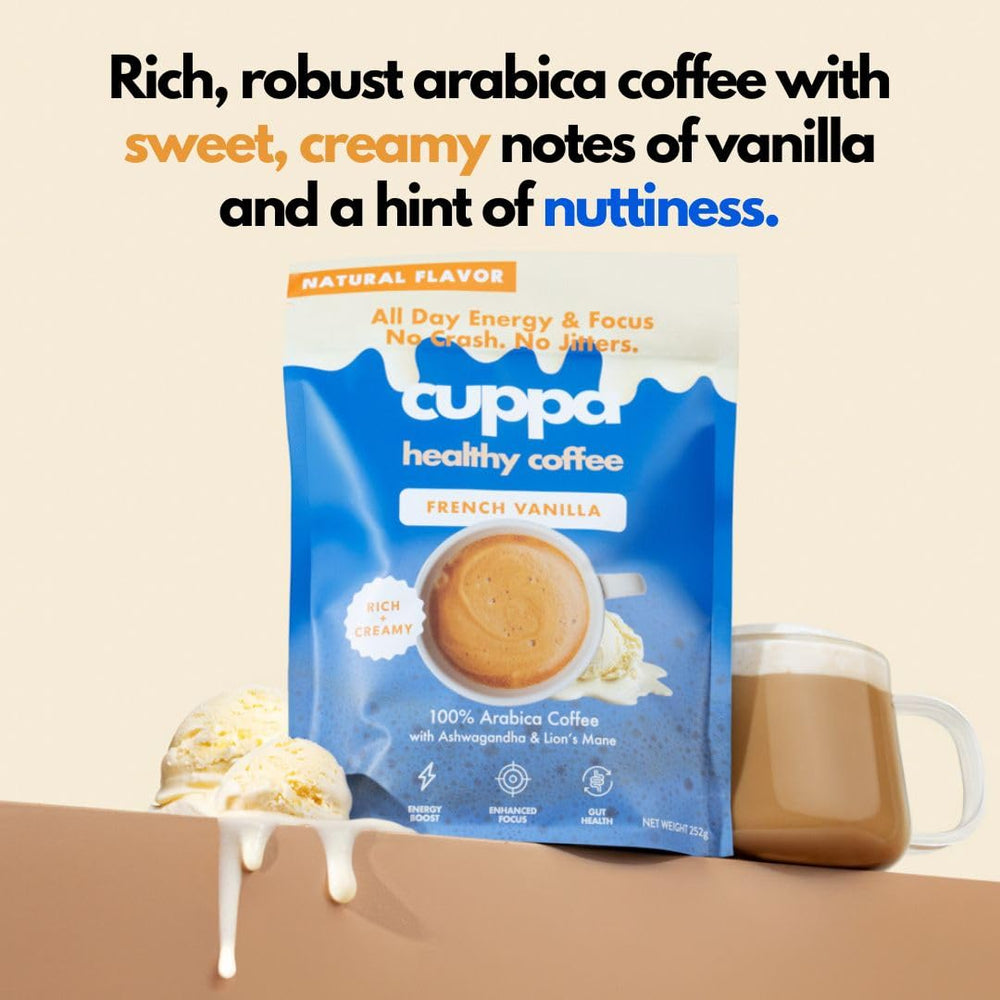 Cuppa Healthy Coffee bebida en oficina para consumo práctico diario