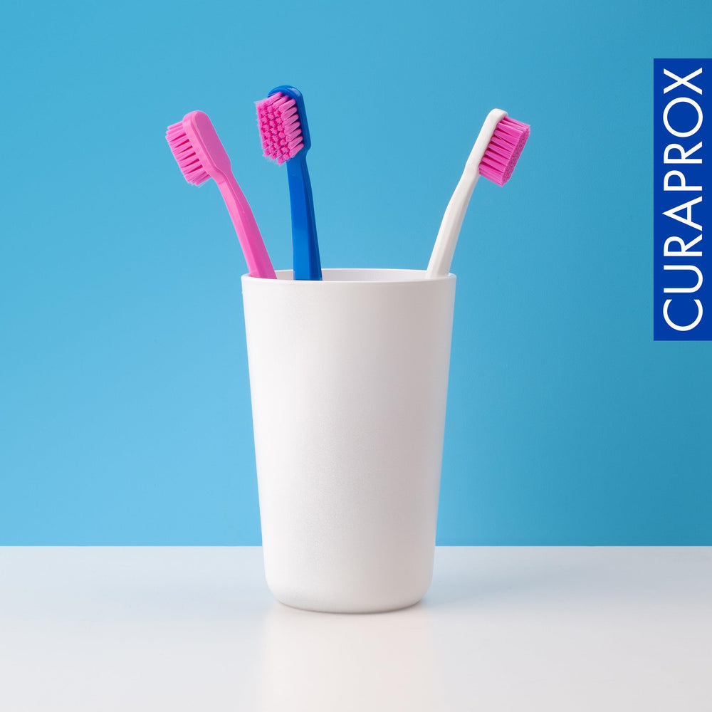 Curaprox pack listo para viaje, tres cepillos ideales para llevar