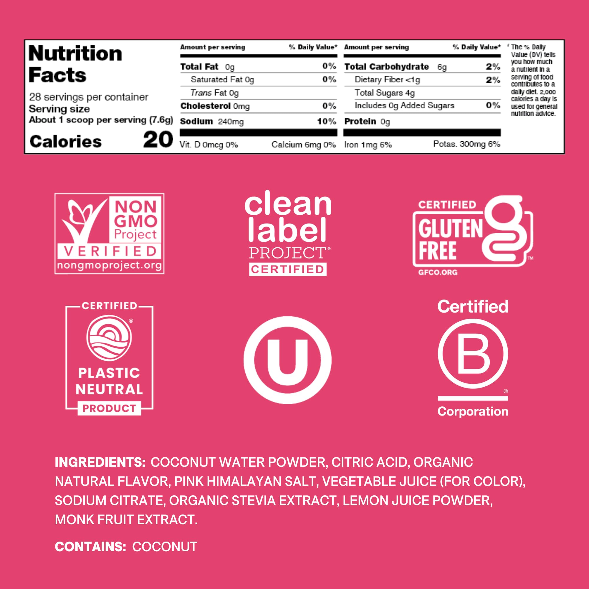 Cure Hydration polvo en primer plano que destaca textura y mezcla sin grumos