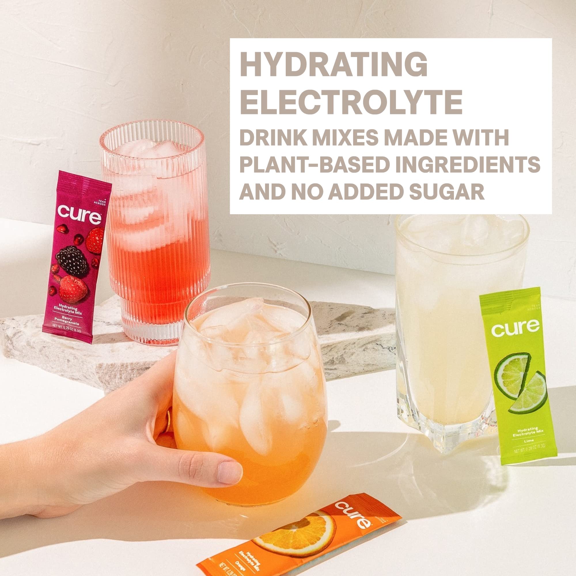 Cure Hydration usado en gimnasio tras entrenamiento para reponer electrolitos