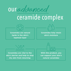 Curel etiqueta detallada destacando complejo de ceramidas reparador