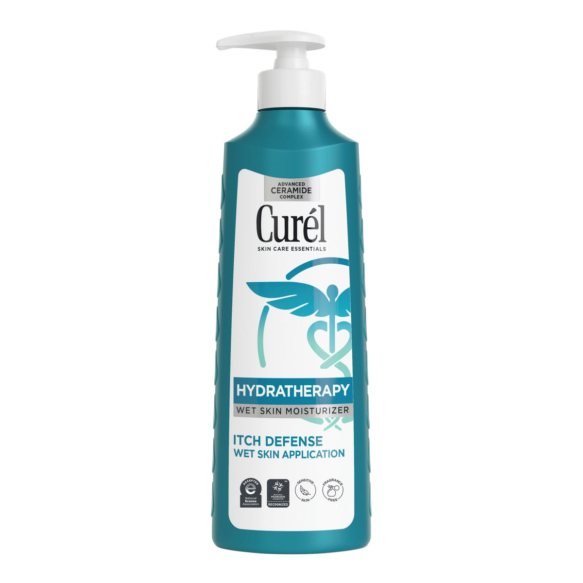 Curel frente del envase Hydra Therapy mostrando etiqueta y beneficio hidratante