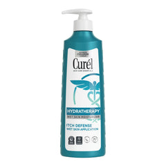 Curel frente del envase Hydra Therapy mostrando etiqueta y beneficio hidratante