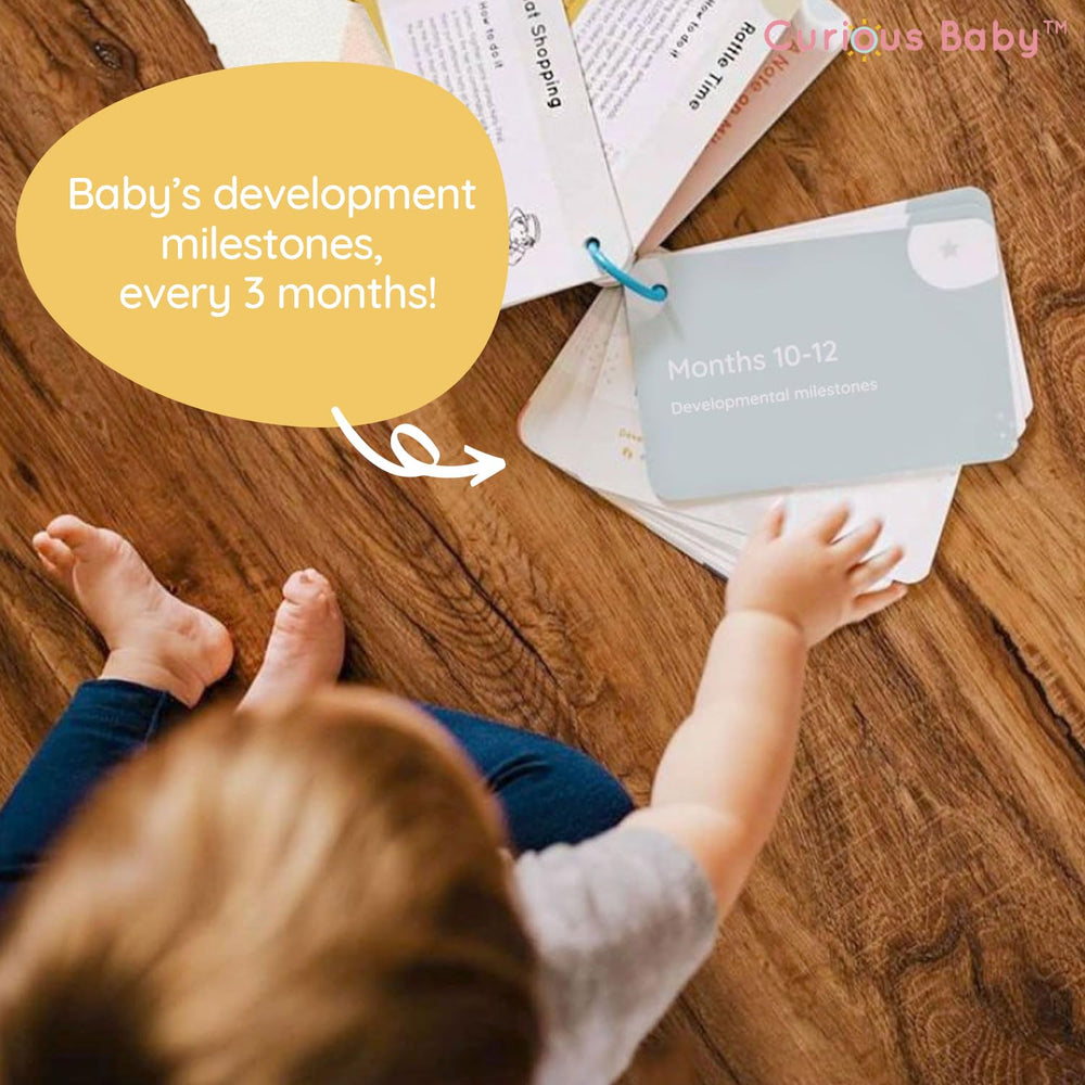 Curious Baby actividad demostrada en sala con objetos caseros útiles