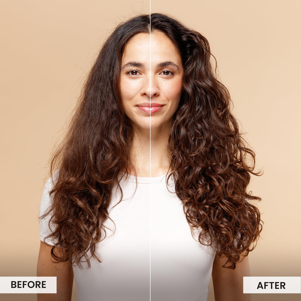 CURLSMITH manteca de karité en primer plano, nutrición intensiva para rizos