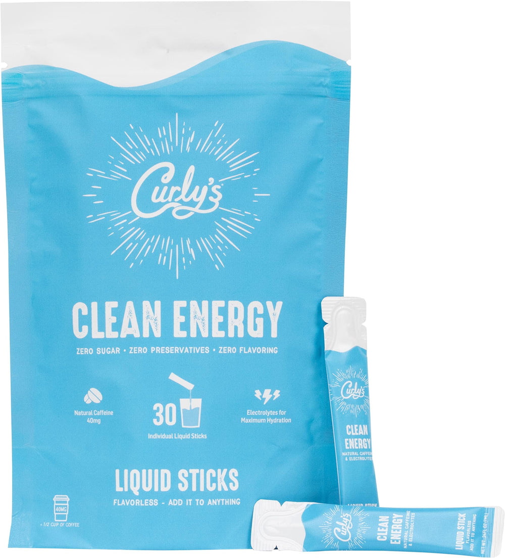 Curly's frontal packaging mostrando caja y diseño limpio, conveniencia inmediata