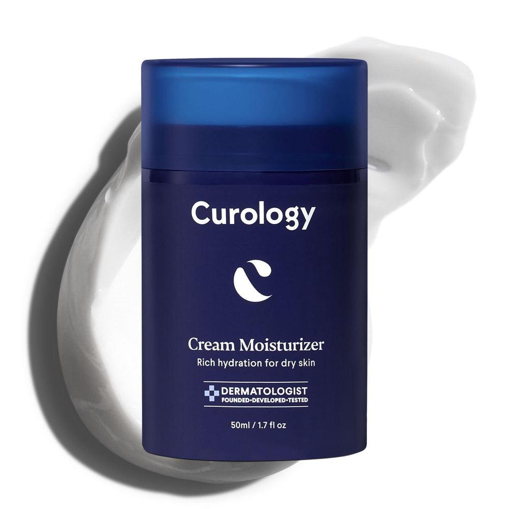Curology frente del envase mostrando diseño y facilidad de uso