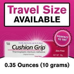 Cushion Grip envase cerrado de 0.35 oz ideal para llevar y almacenar