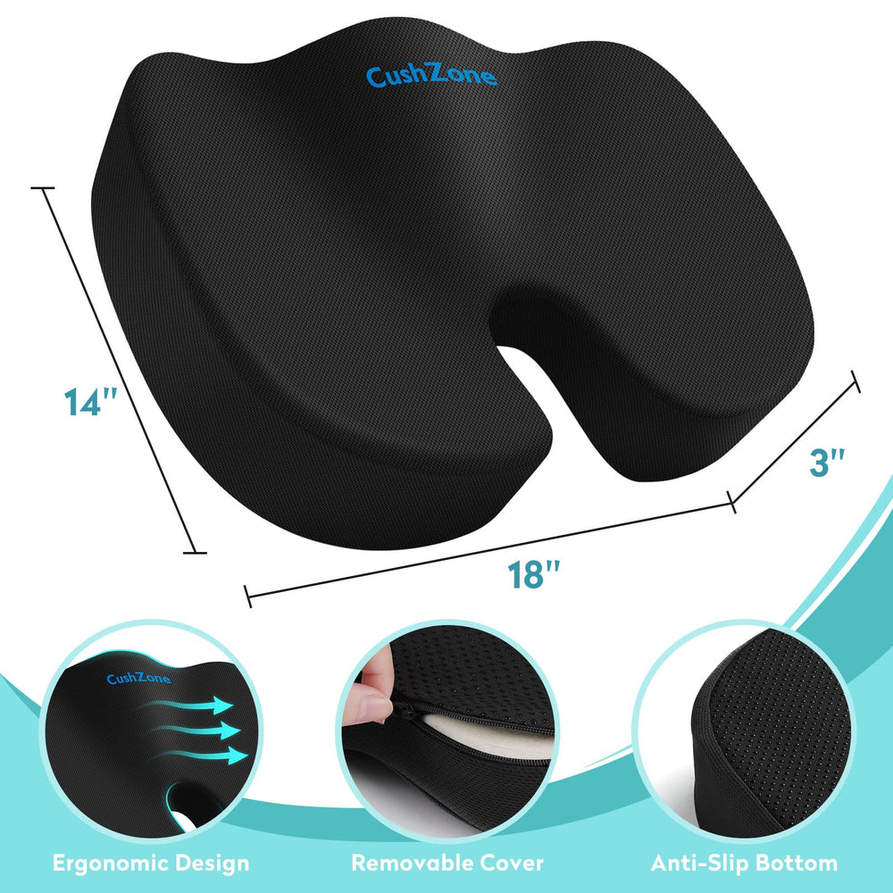 CushZone cierre de la funda removible que facilita lavado