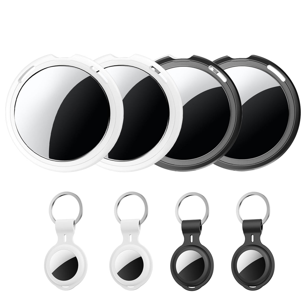CYBERDOT etiqueta frontal del pack de cuatro para localizar objetos rápidamente