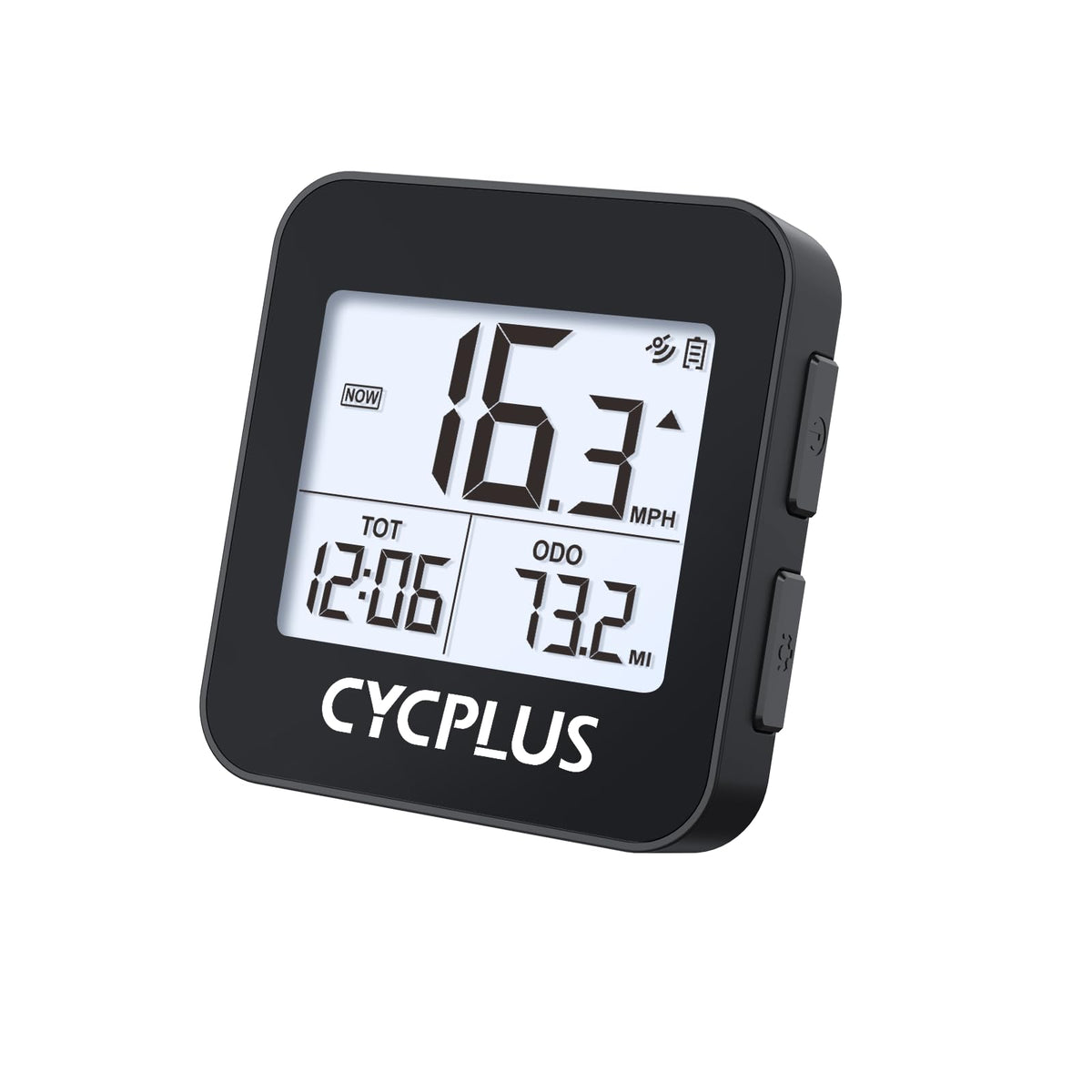 CYCPLUS G1 frontal mostrando datos de ruta y lectura clara