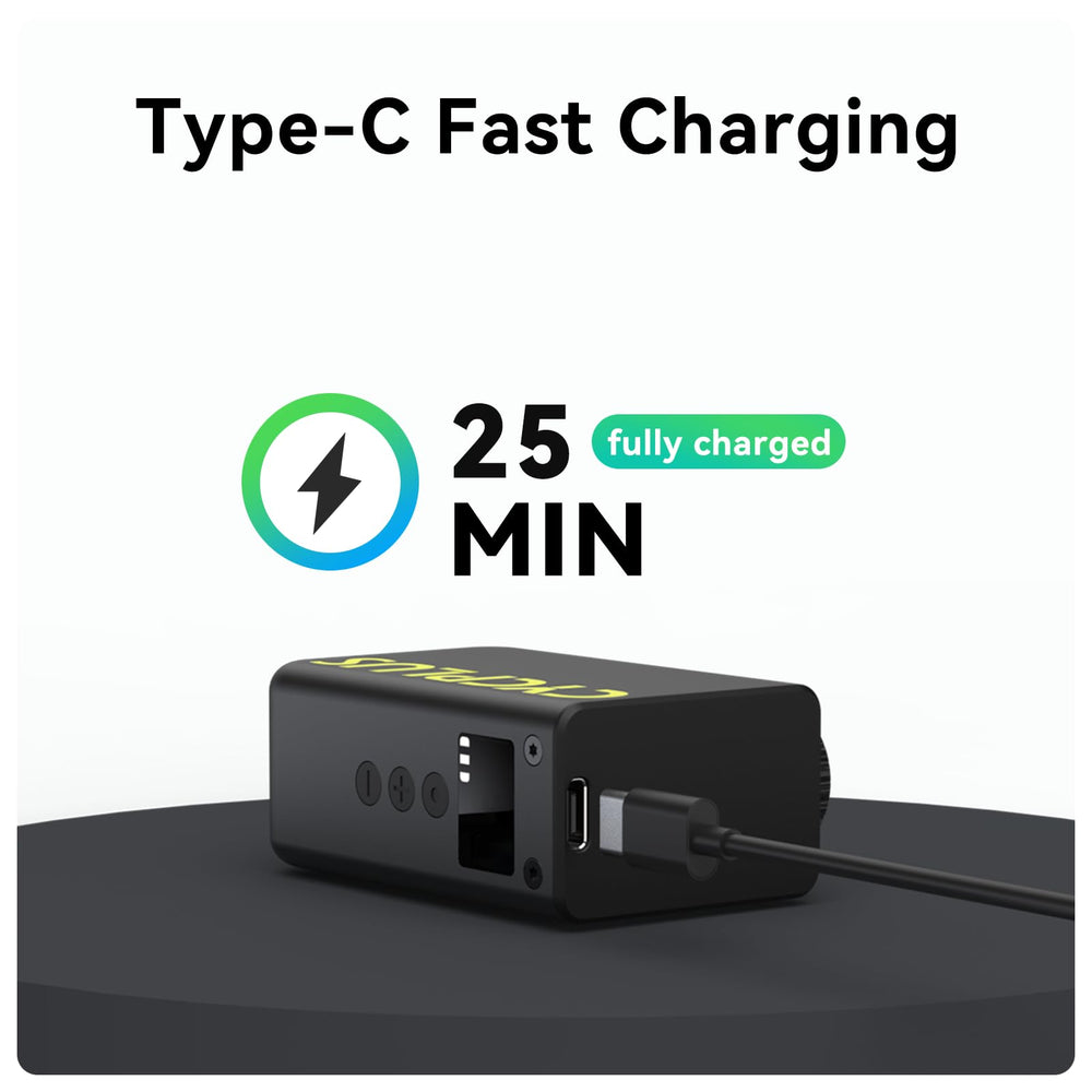 CYCPLUS AS2Ultra junto a una moneda mostrando tamaño de bolsillo y portabilidad