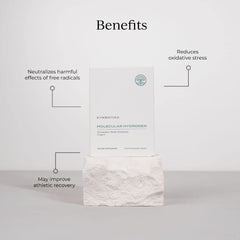 CYMBIOTIKA tabletas en primer plano que muestra textura y fácil disolución