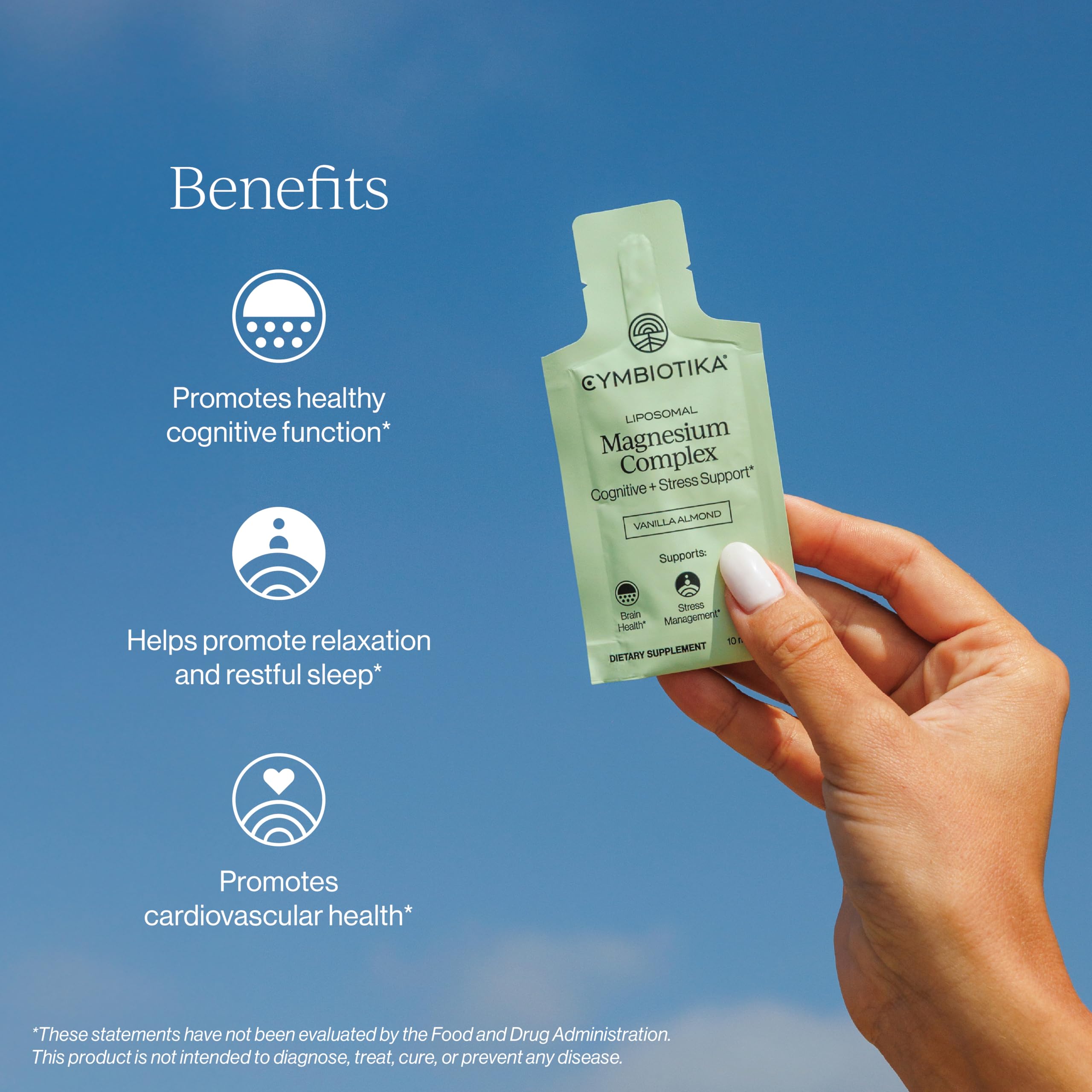 CYMBIOTIKA textura del líquido liposomal, absorción suave y sin grumos