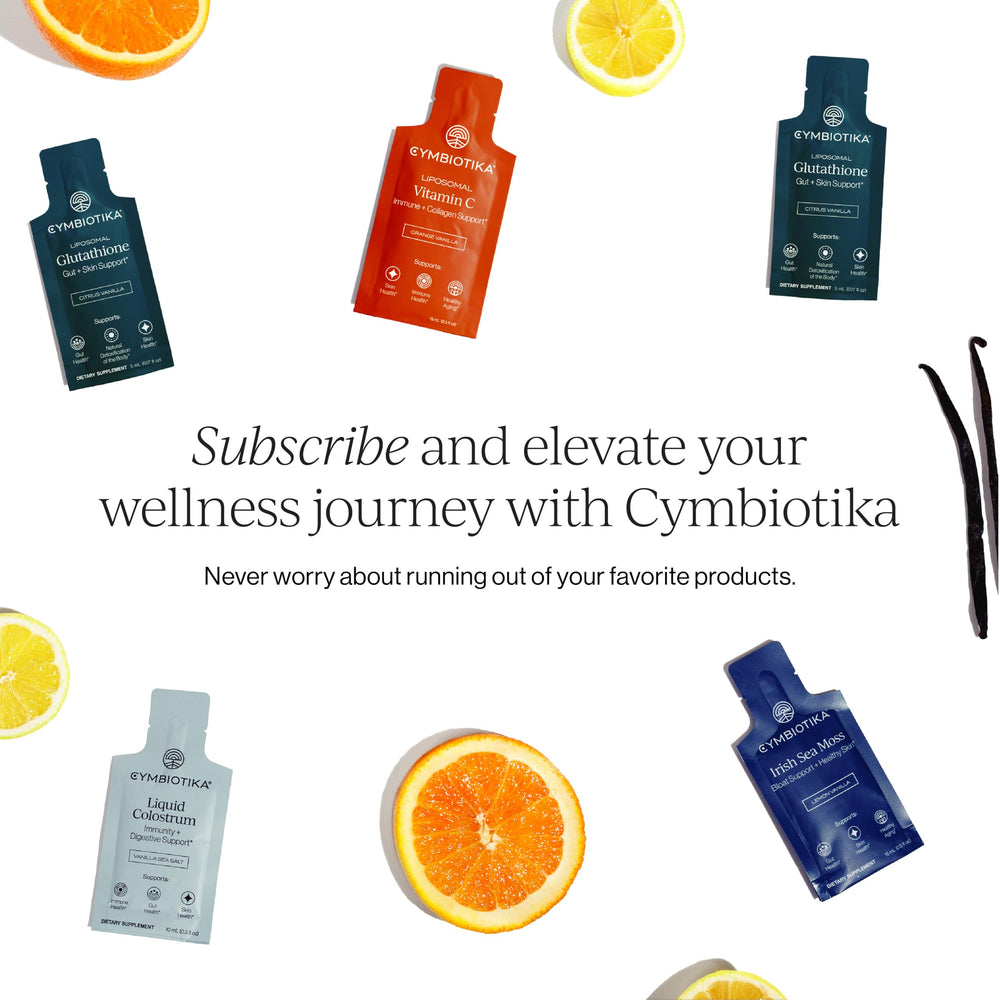 CYMBIOTIKA con frutas y vainilla realzando el sabor natural y fresco