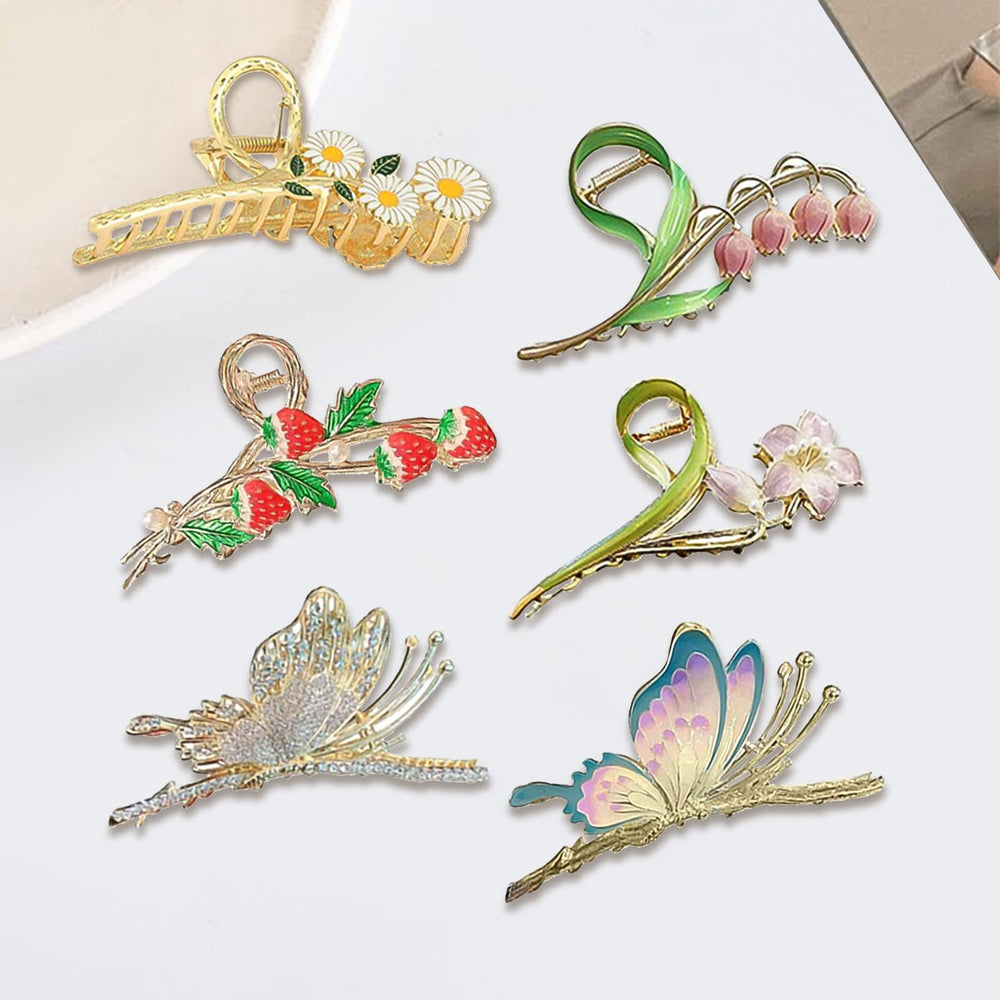 Cysincos pinza usada en peinado de fiesta, aspecto elegante y seguro