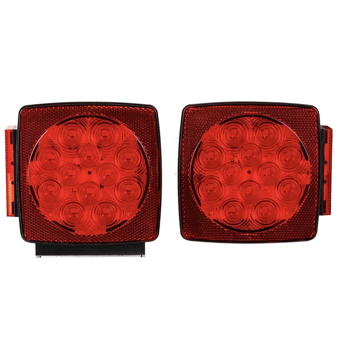 CZC AUTO luces traseras pack frontal mostrando diseño y funciones, visibilidad mejorada