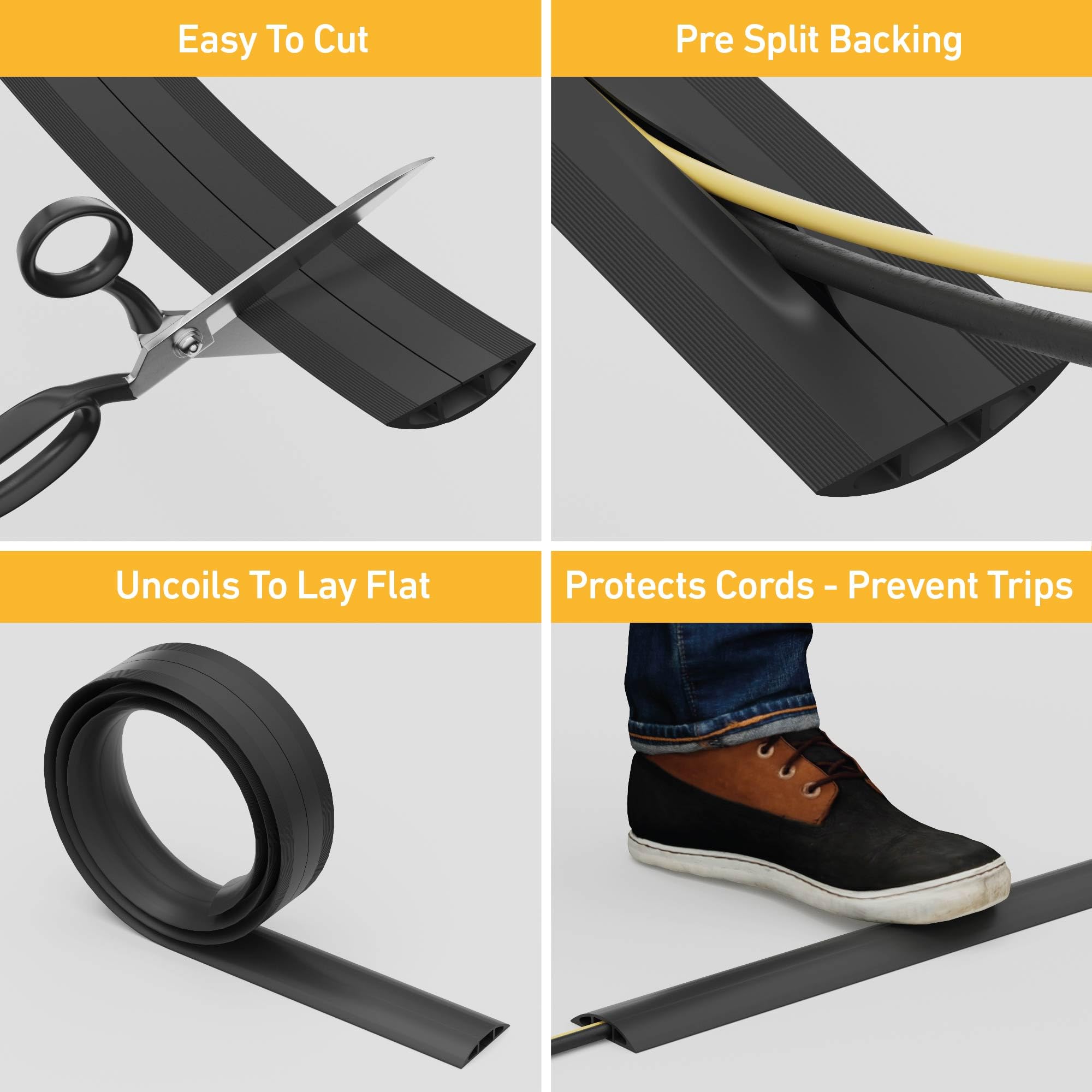 D-Line detalle de textura PVC flexible mostrando resistencia y acabado antideslizante
