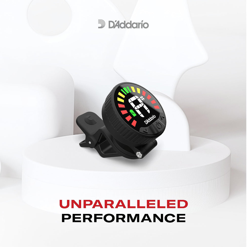 D'Addario Nexxus 360 rotación 360 grados para mejor ángulo de vista
