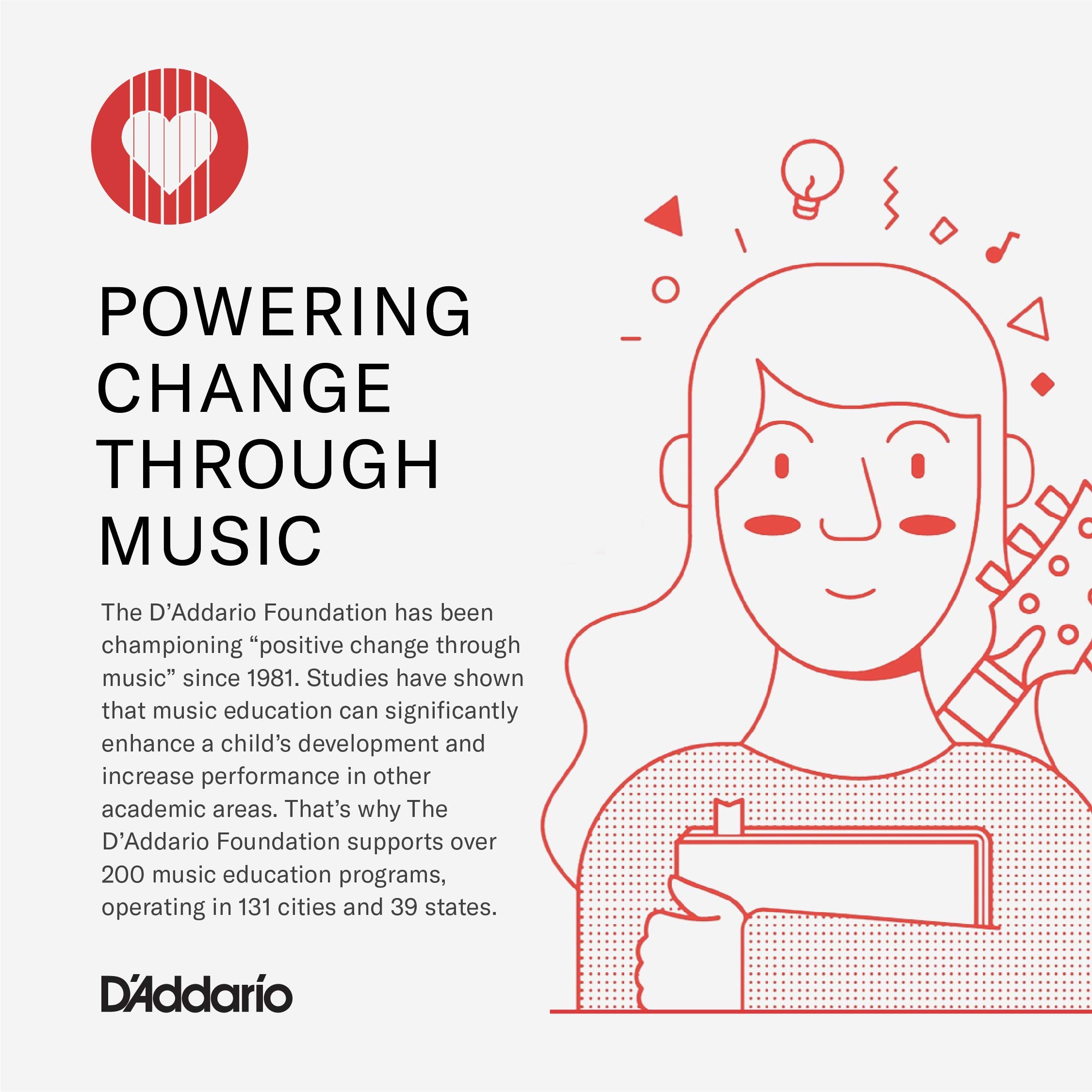 D'Addario empaque triple que facilita reposición y ahorro